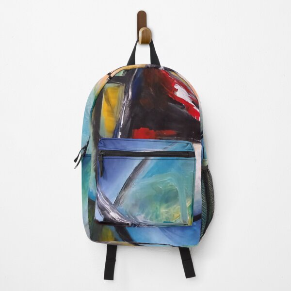 Item preview, Intense colorful abstraction in blue and yellow painting designed and sold by clon-dot-net.