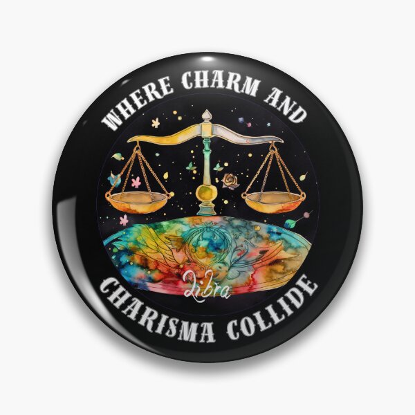 Item preview, Where Charm And Charisma Collide. libra astrological sign designed and sold by ZodiacWonders.