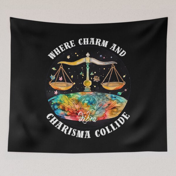 Item preview, Where Charm And Charisma Collide. libra astrological sign designed and sold by ZodiacWonders.