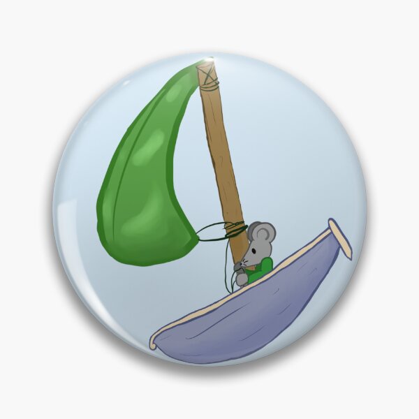 Item preview, Leaf Boat Mouse Isolated designed and sold by StarEyedUnicorn.