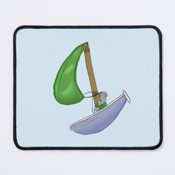 Item preview, Leaf Boat Mouse Isolated designed and sold by StarEyedUnicorn.