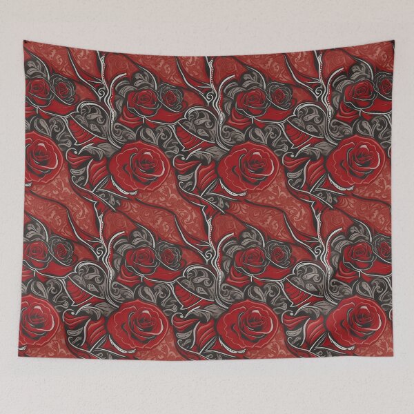 Item preview, Red Floral Symphony designed and sold by Candyredcustoms.
