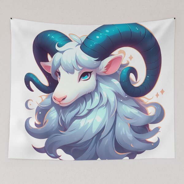 Item preview, Cute Ram - Aries Zodiac Sign Art1 designed and sold by GsnDream.