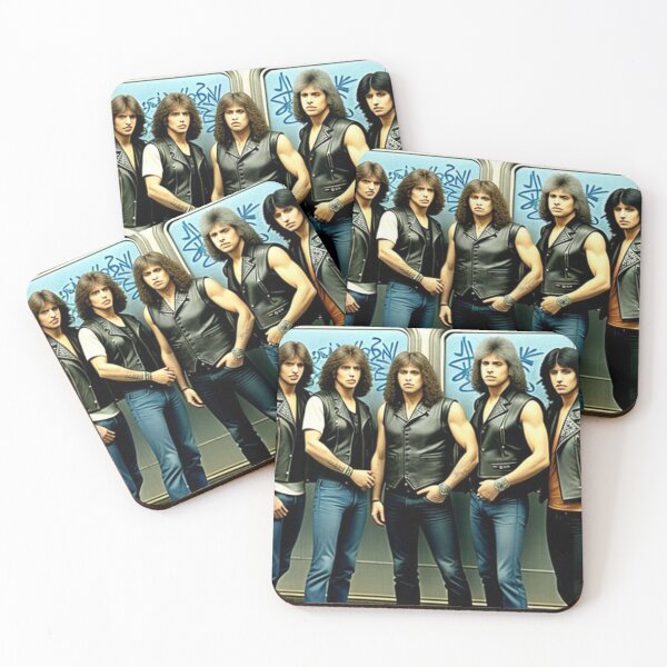 Item preview, Old School 80's Heavy Metal Rockers designed and sold by TheDarkWardrobe.