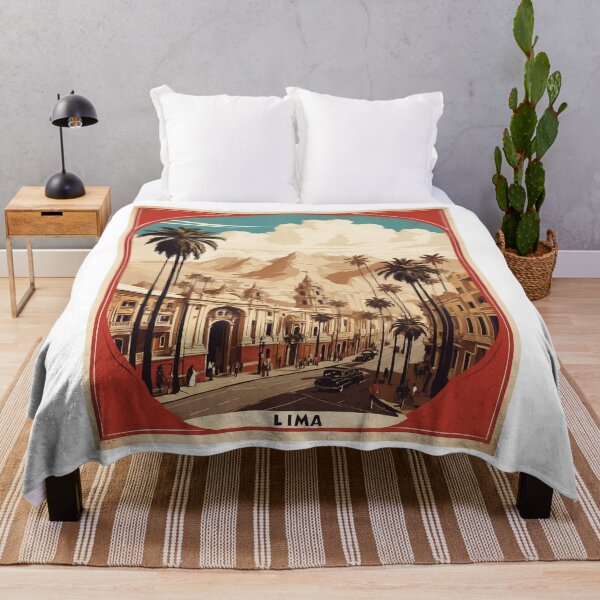 Item preview, Lima Peru Vintage Poster Tourism designed and sold by TravelersGems.