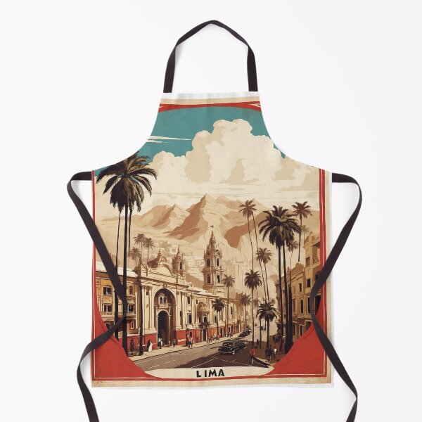 Item preview, Lima Peru Vintage Poster Tourism designed and sold by TravelersGems.