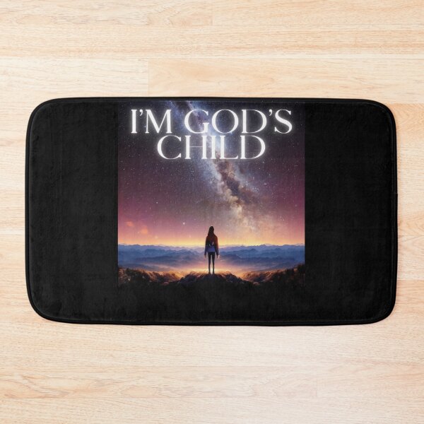 Item preview, Im Gods child say girl looking at the stars funny happy christian gifts for women designed and sold by thankful-loco.