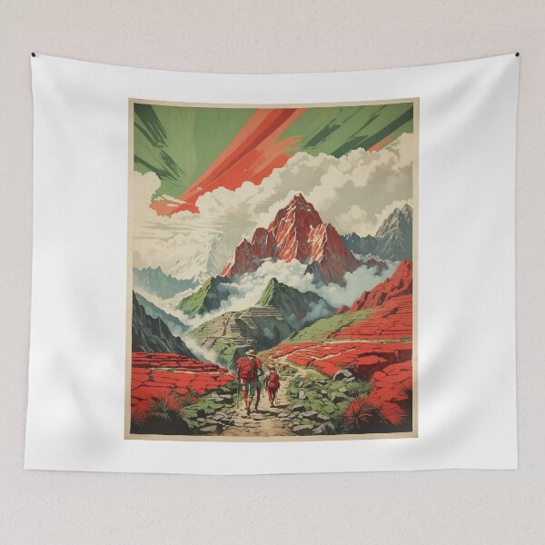 Item preview, Inca Trail Peru Vintage Poster Tourism designed and sold by TravelersGems.