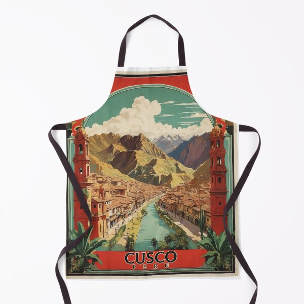 Item preview, Cusco Peru Vintage Poster Tourism 2 designed and sold by TravelersGems.