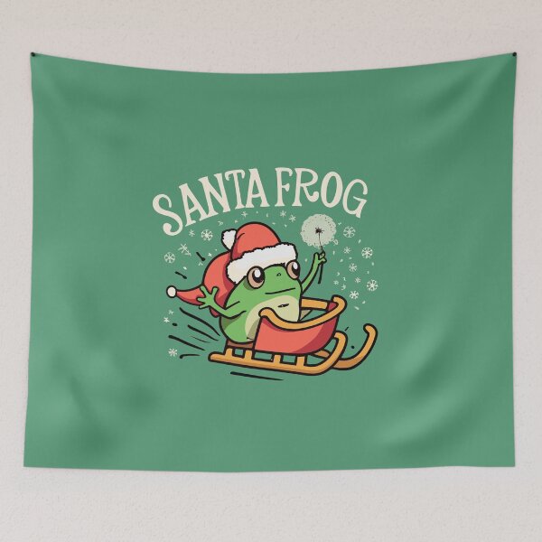 Item preview, Santa Frog: Xmas Limit designed and sold by VoyteksDesigns.
