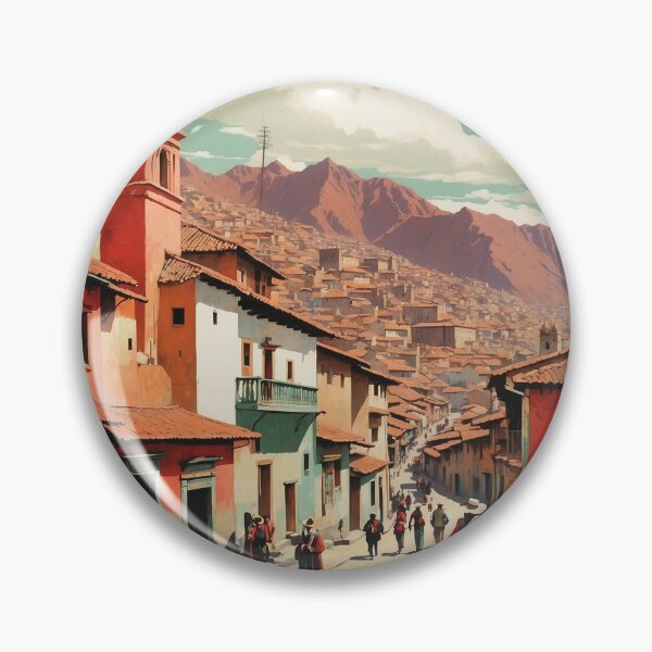 Item preview, Cusco Peru Vintage Poster Tourism 3 designed and sold by TravelersGems.