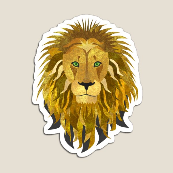 Lion Face Magnet