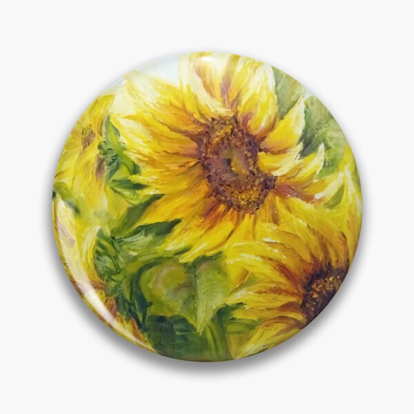 Item preview, Vibrant Sunflowers painting designed and sold by clon-dot-net.