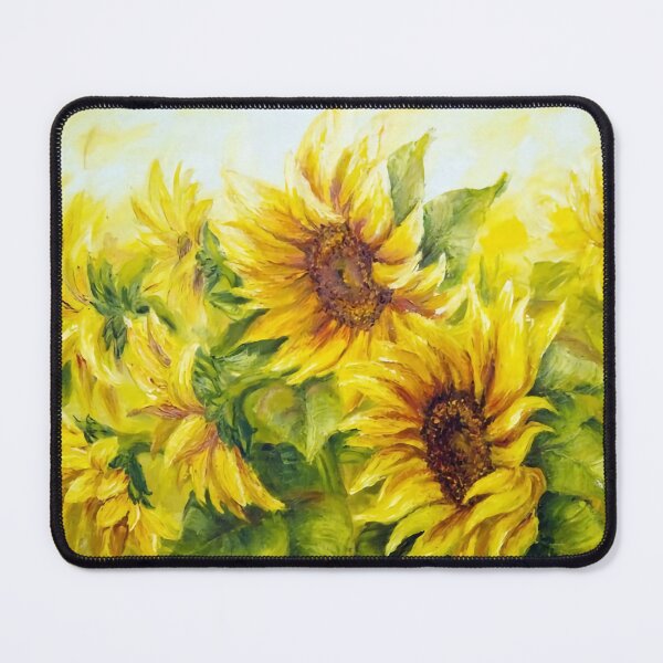 Item preview, Vibrant Sunflowers painting designed and sold by clon-dot-net.
