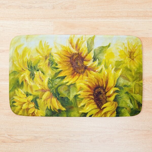 Item preview, Vibrant Sunflowers painting designed and sold by clon-dot-net.