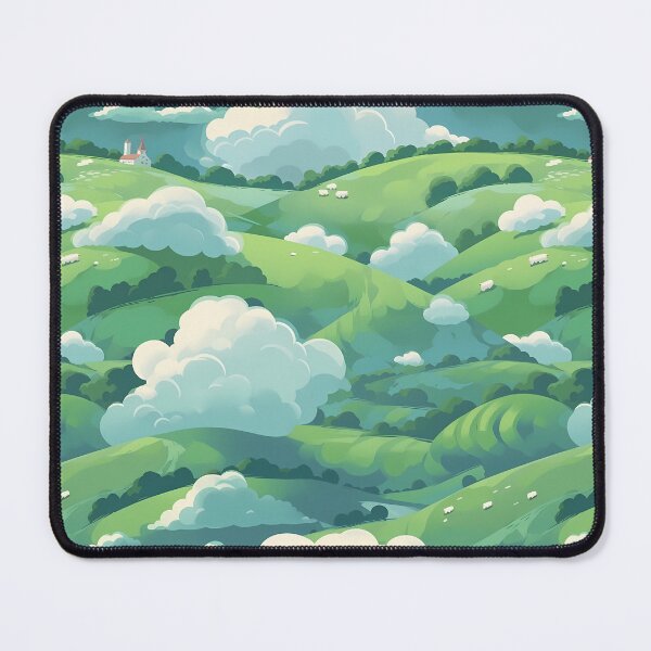 Item preview, Cute Hillside Meadow #3 designed and sold by CareToCanvas.
