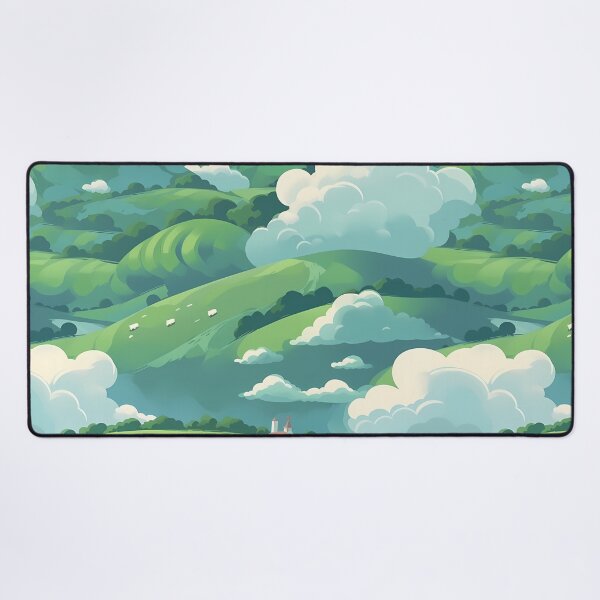 Item preview, Cute Hillside Meadow #3 designed and sold by CareToCanvas.