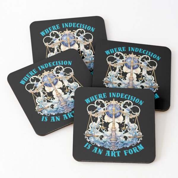 Item preview, Where Indecision Is An Art Form. libra birthday designed and sold by ZodiacWonders.