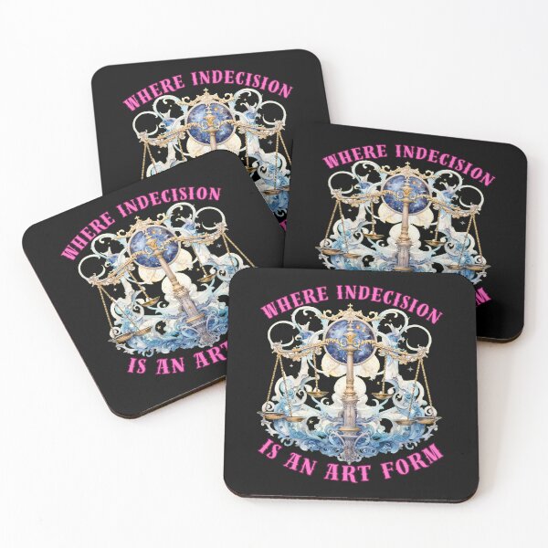 Item preview, Where Indecision Is An Art Form. libra zodiac sign designed and sold by ZodiacWonders.