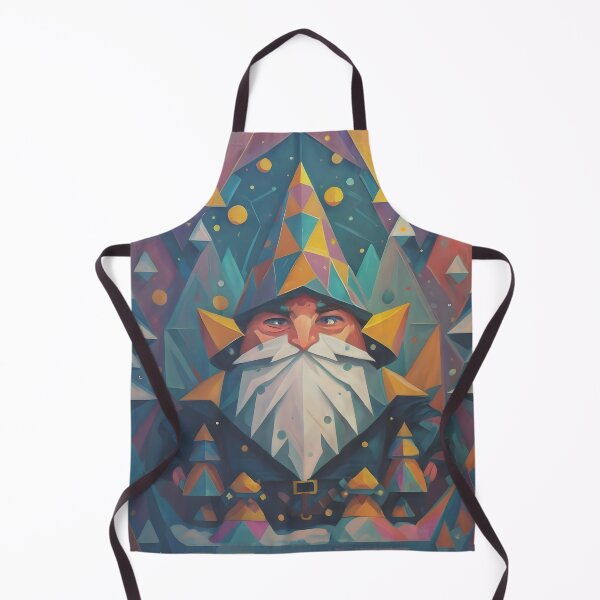 Item preview, Abstract Winter Pastel Geometric Gnome designed and sold by DragonRealms.
