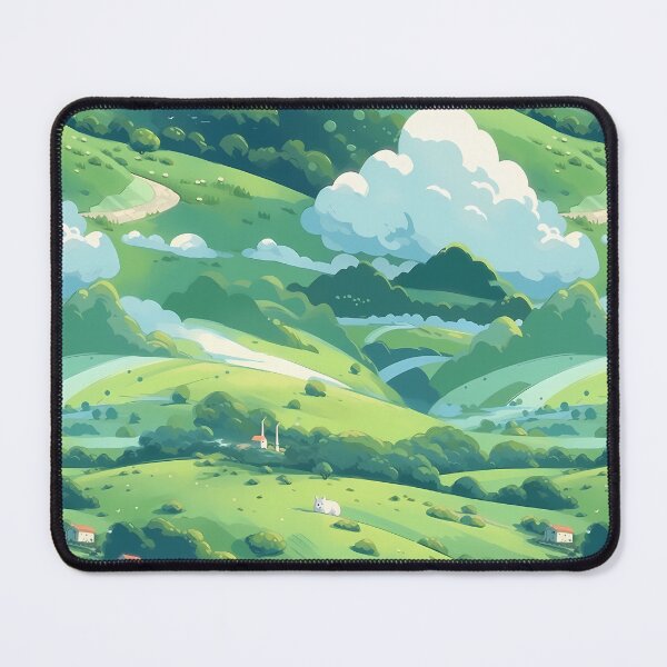 Item preview, Cute Hillside Meadow #5 designed and sold by CareToCanvas.