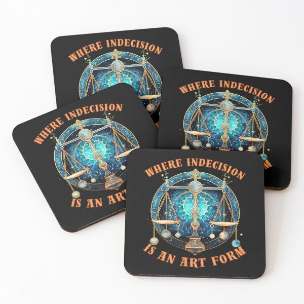 Item preview, Where Indecision Is An Art Form. sun in libra designed and sold by ZodiacWonders.