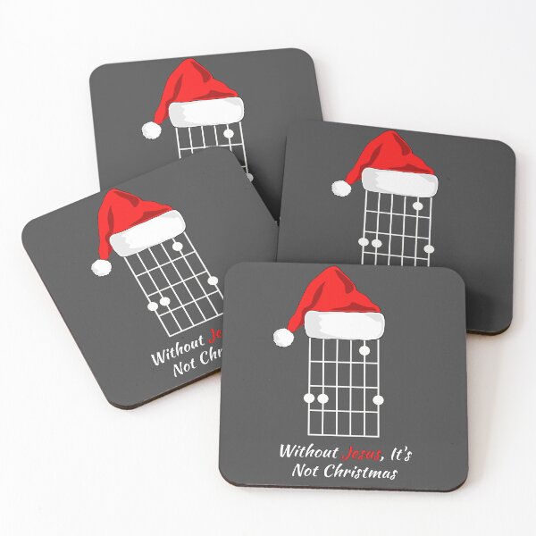 Item preview, Without Jesus, It's Not Christmas (Gsus Guitar Chord) Xmas Design designed and sold by guvnaguitars.