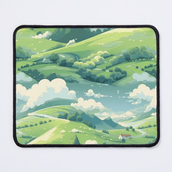 Item preview, Cute Hillside Meadow #8 designed and sold by CareToCanvas.
