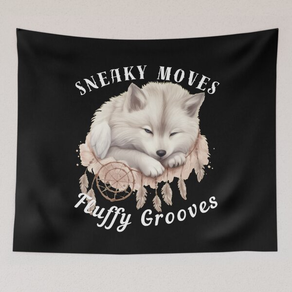 Item preview, Sneaky Moves, Fluffy Grooves designed and sold by FoxVibes.