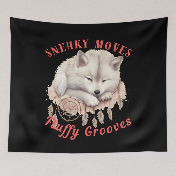 Item preview, Sneaky Moves, Fluffy Grooves. fox head designed and sold by FoxVibes.