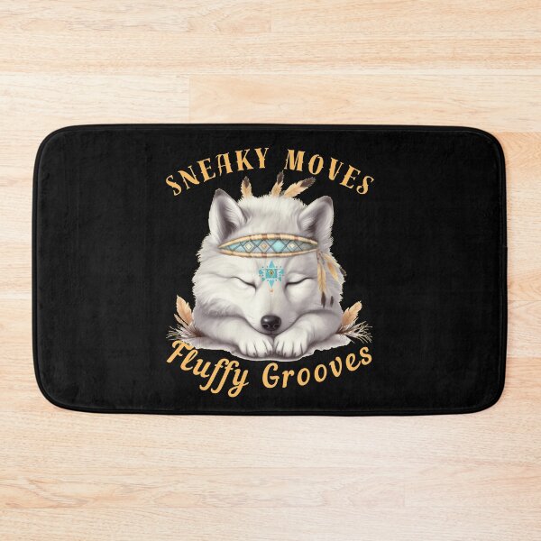 Item preview, Sneaky Moves, Fluffy Grooves. fox saying designed and sold by FoxVibes.