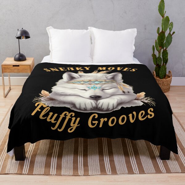 Item preview, Sneaky Moves, Fluffy Grooves. fox saying designed and sold by FoxVibes.