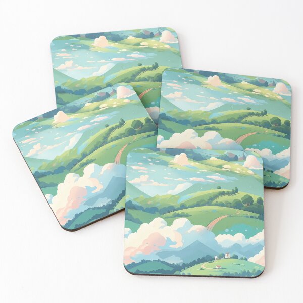 Item preview, Cute Hillside Meadow #9 designed and sold by CareToCanvas.