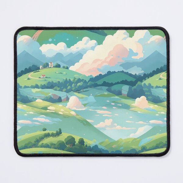 Item preview, Cute Hillside Meadow #9 designed and sold by CareToCanvas.