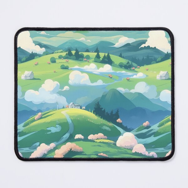 Item preview, Cute Hillside Meadow #10 designed and sold by CareToCanvas.