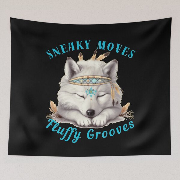 Item preview, Sneaky Moves, Fluffy Grooves. vintage fox designed and sold by FoxVibes.