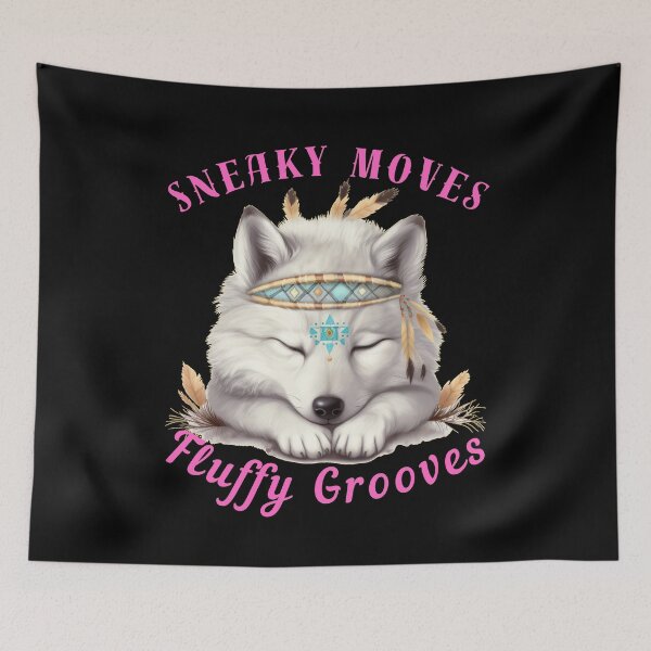 Item preview, Sneaky Moves, Fluffy Grooves. fox foxes designed and sold by FoxVibes.