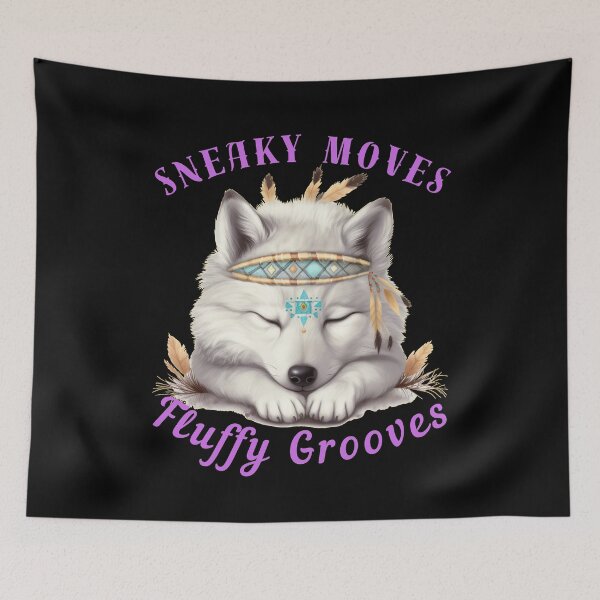 Item preview, Sneaky Moves, Fluffy Grooves. fox boho designed and sold by FoxVibes.