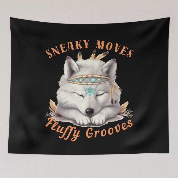 Item preview, Sneaky Moves, Fluffy Grooves. fox watercolor designed and sold by FoxVibes.