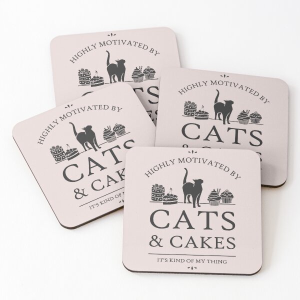 Item preview, Highly Motivated by Cats and Cakes designed and sold by RycoTokyo81.