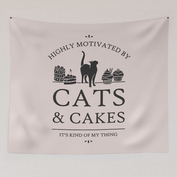 Item preview, Highly Motivated by Cats and Cakes designed and sold by RycoTokyo81.