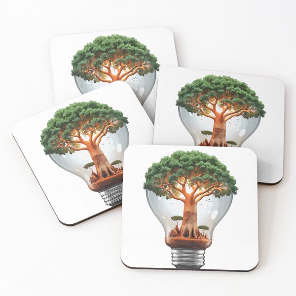 Item preview, Luminescent Giants: Hyper-Realistic Baobab Brilliance designed and sold by LoveSecrets.