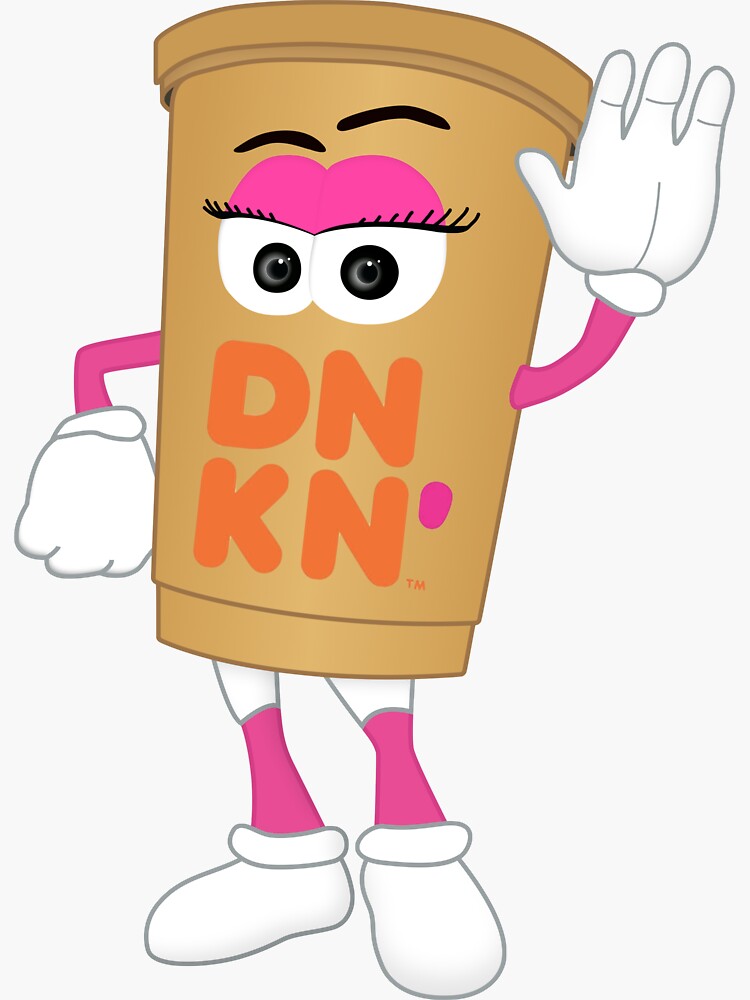 Iced Cuppy Dunkin Mascot