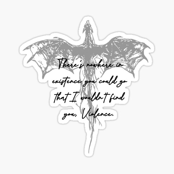 Item preview, Vi and Xaden quote designed and sold by Coloringg4fun.