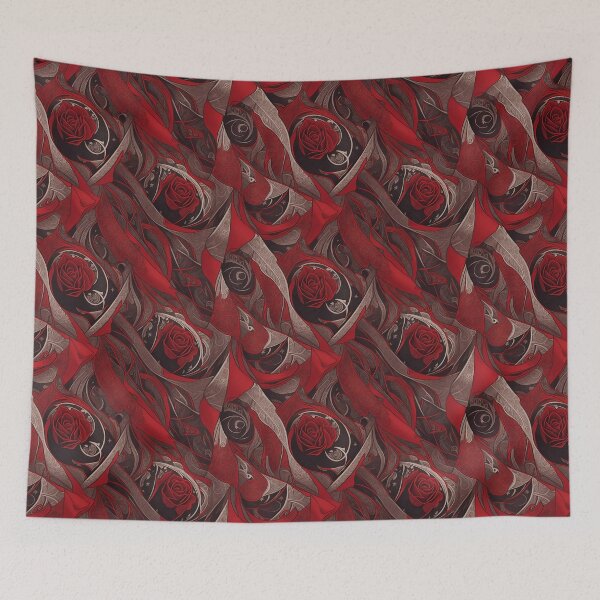 Item preview, Red Floral Symphonies designed and sold by Candyredcustoms.