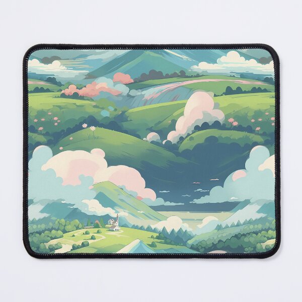 Item preview, Cute Hillside Meadow #11 designed and sold by CareToCanvas.