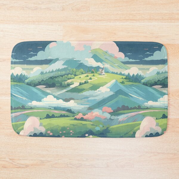 Item preview, Cute Hillside Meadow #11 designed and sold by CareToCanvas.