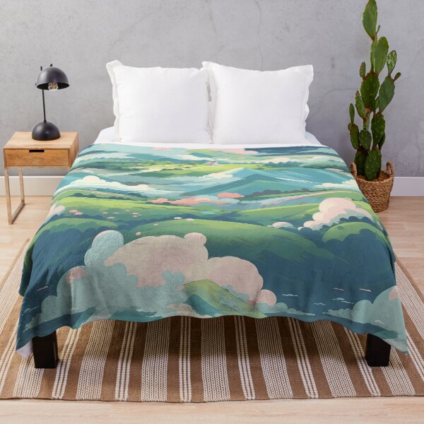 Item preview, Cute Hillside Meadow #11 designed and sold by CareToCanvas.