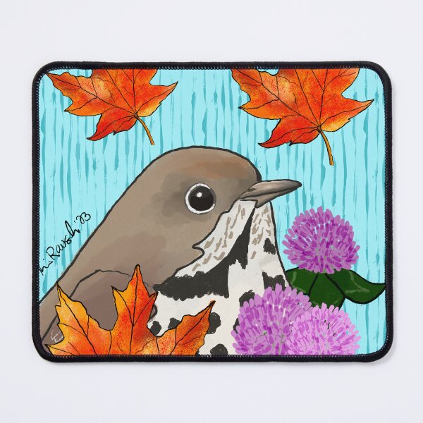 Item preview, Vermont- Wood Thrush  designed and sold by Kim Rausch.