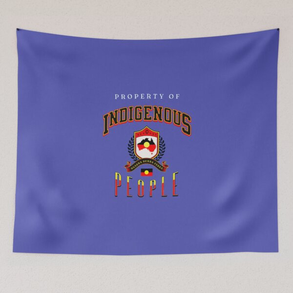 Item preview, Property Of Indigenous People - Australian Land Rights College Style T-Shirt designed and sold by J4mgr3m4r.